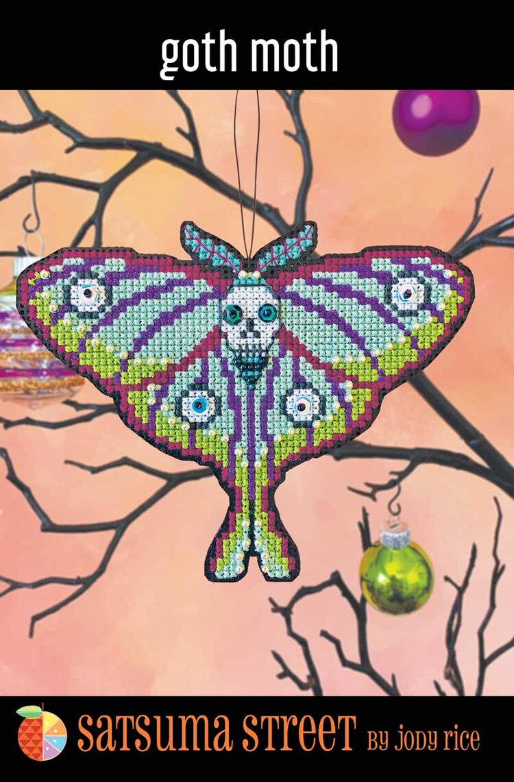 Goth Moth Ornament - FULL KIT